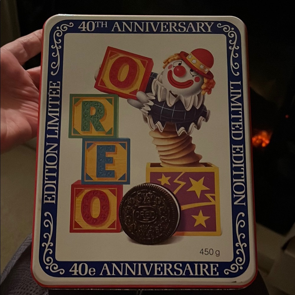 Oreo Limited Edition 40th Anniversary Tin